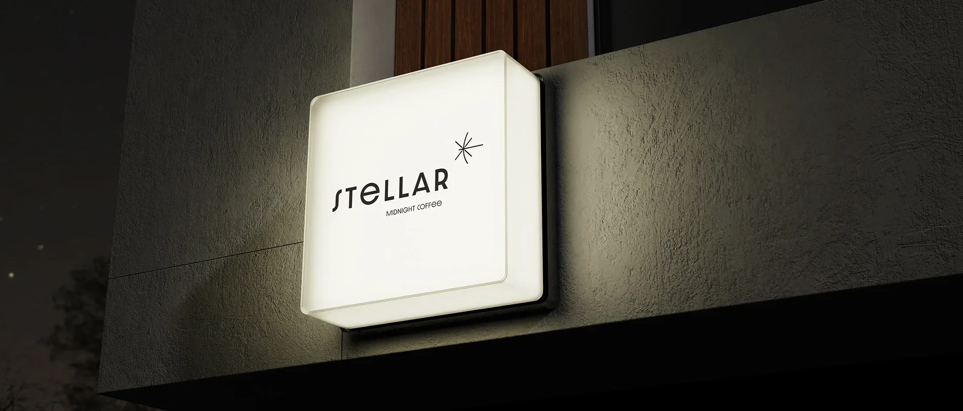 Stellar Midnight Coffee — Proyecto de branding e identidad visual